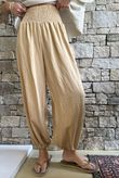 Basso Shirring Balloon Pant Sand 